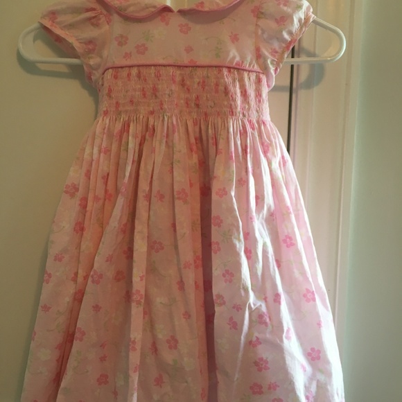 laura ashley smocked dress